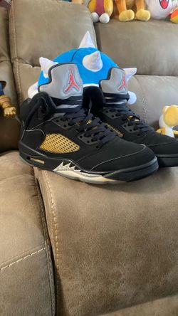 Air Jordan 5 Black Metallic Size 8 Men