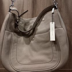 Grey Marc Jacobs Leather Crossbody Bag 