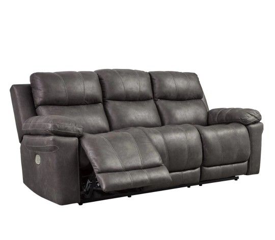 Erlangen Midnight Power Reclining Sofa