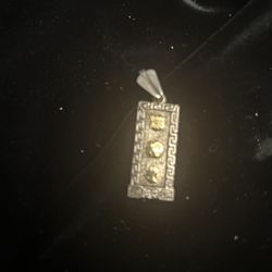 Oro maya México Sterling Silver Mayan Pendant