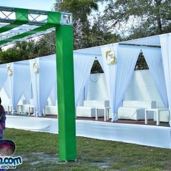 Out door cabana setup