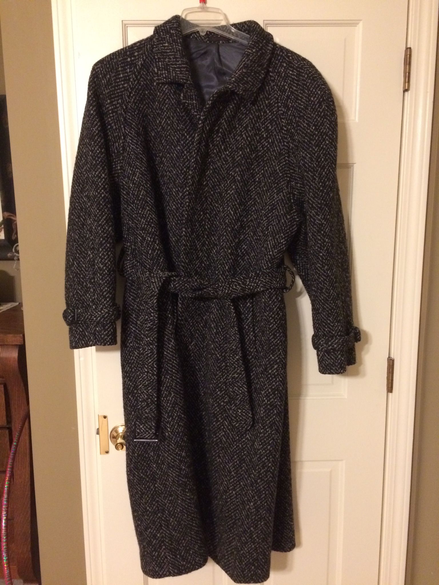 Mens Long Wool Coat