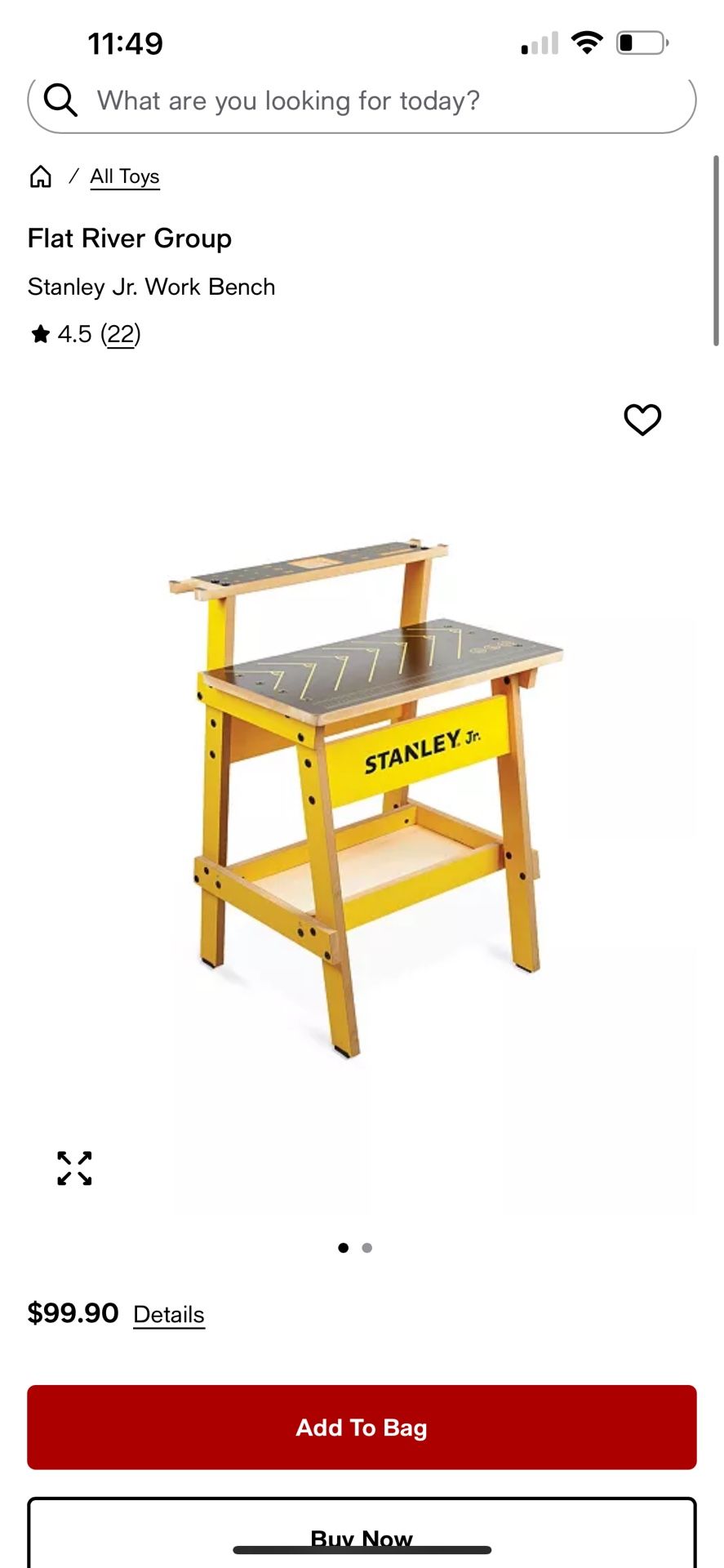 Stanley Jr. Work Bench