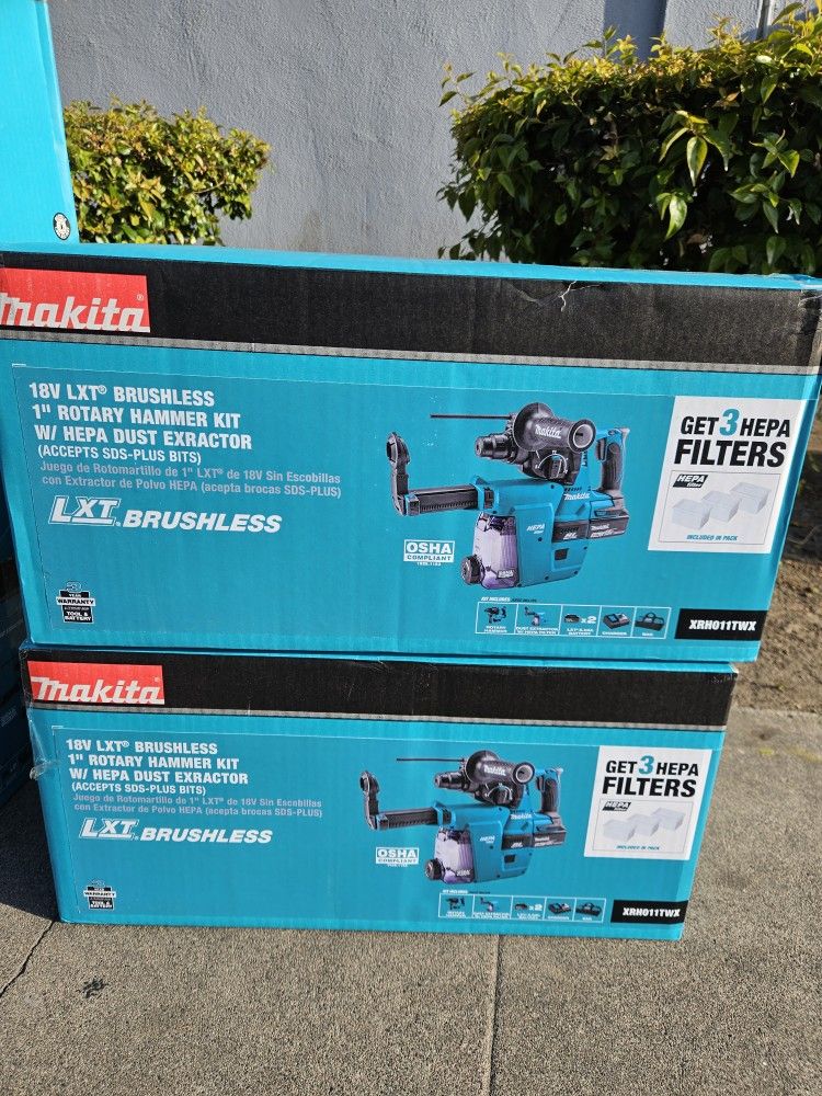MAKITA ROTARY HAMMER 1" KIT COMPLETO