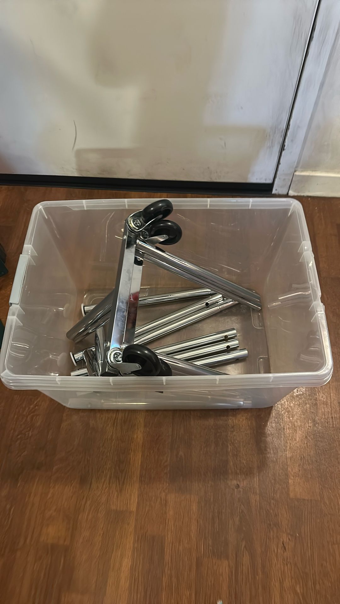 Metal Clothing Rack With Wheels