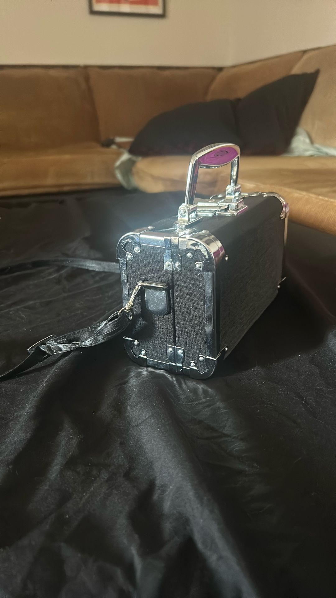 small black bag