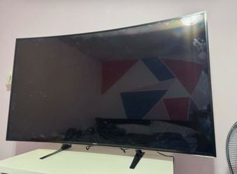 Samsung 65 inch curved tv, also curved subwoofer and base box..