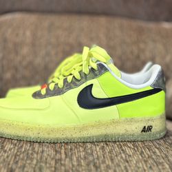 Nike Air Force 1 Low Mr. Cartoon x LIVESTRONG Volt Camo CW0400-991 Size 11 Rare 