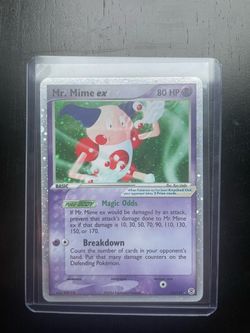 Pokemon TCG EX FireRed LeafGreen Mr. Mime Ex 110