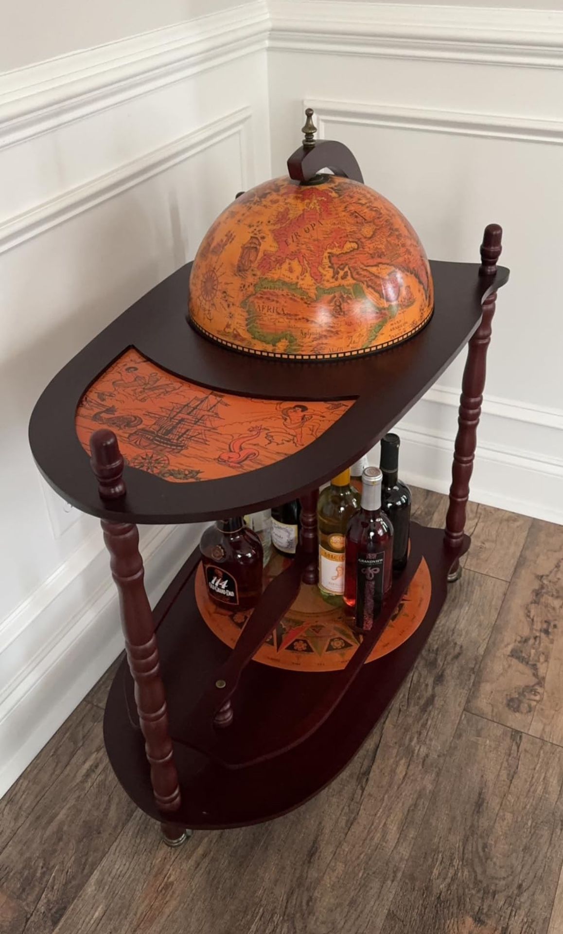 Globe Bar Liquor Cabinet