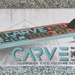 carve 100 aluminum kick folding scooter