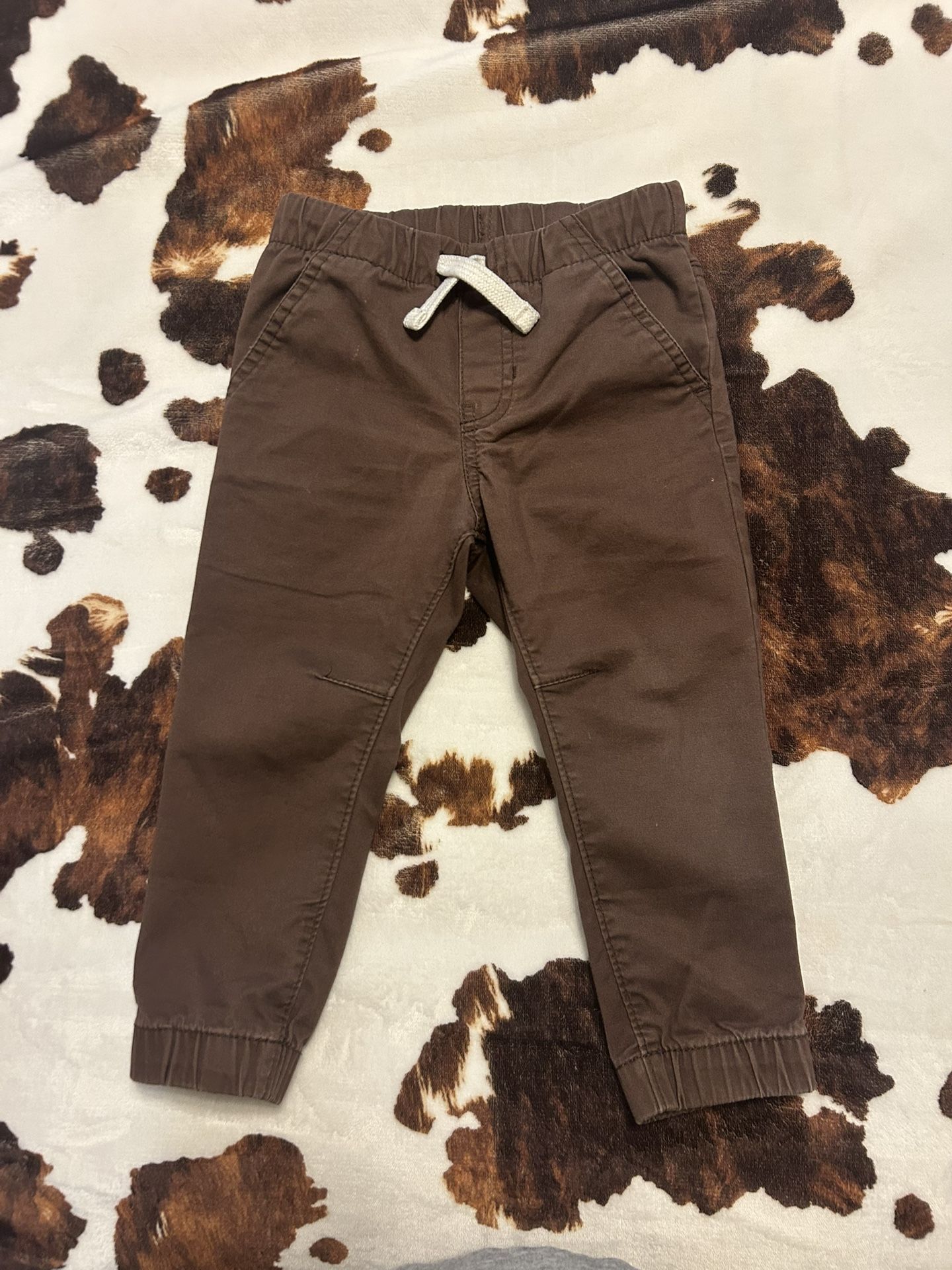 Brown Toddler Jogger Pants
