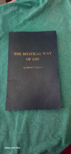 The Mystical Way of Life Mary Valla Signed Book 1974 Softcover Vintage Used