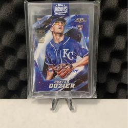 2020 Topps Archives Signature Rookie Card Hunter Dozier 1/1 !! 🔥 Fire