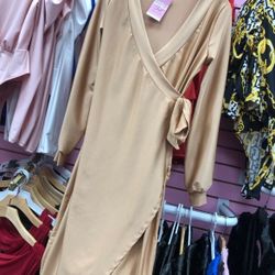 Copper Gold Women Dress 