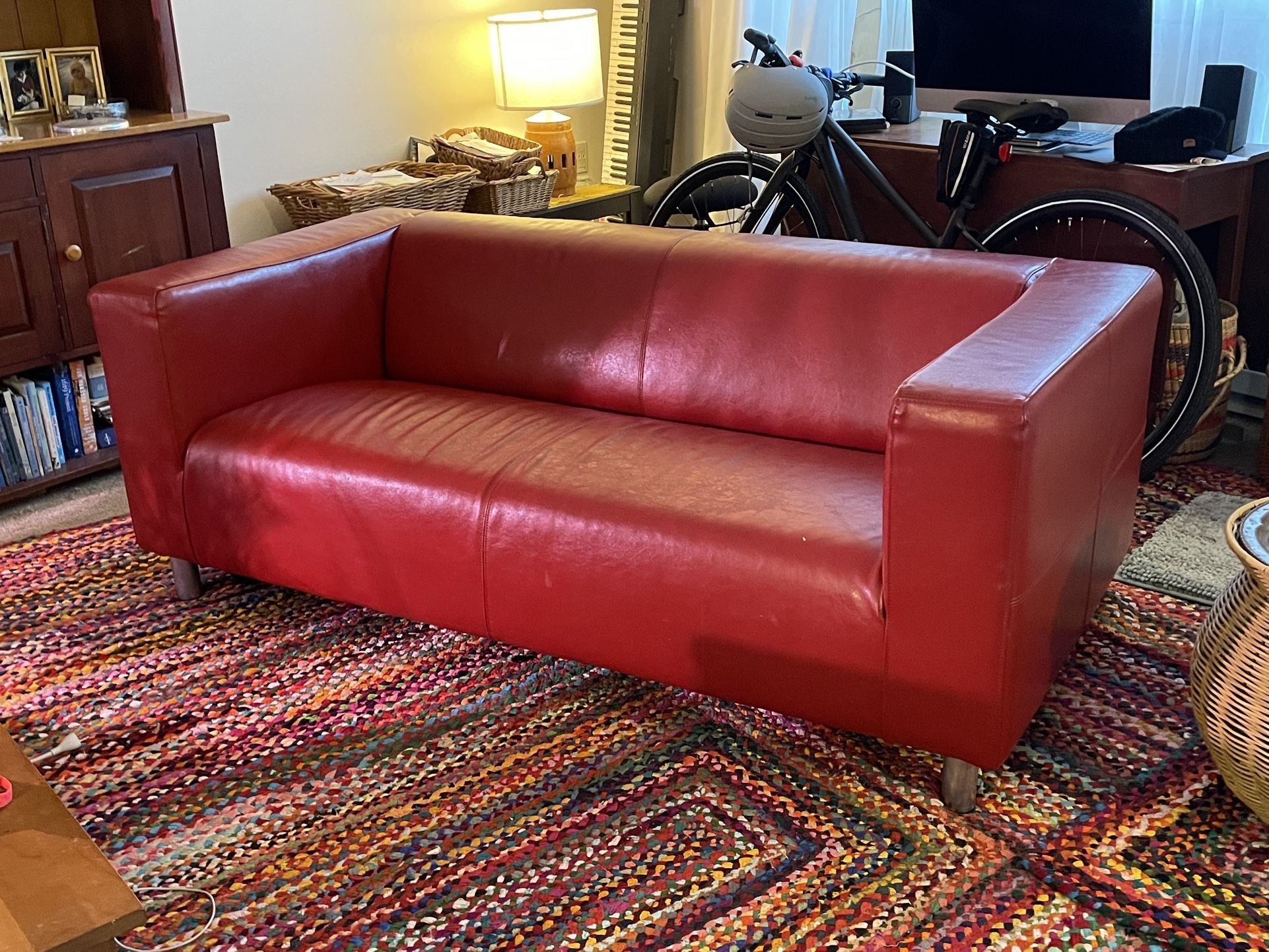 Modern Leather/ Like Couch