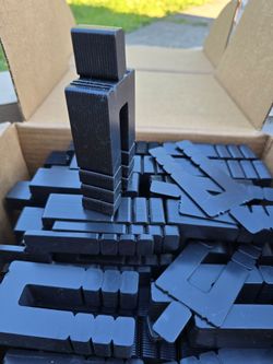 Window & Door Installation Shims – Adjustable Plastic Shims – Black – Lot