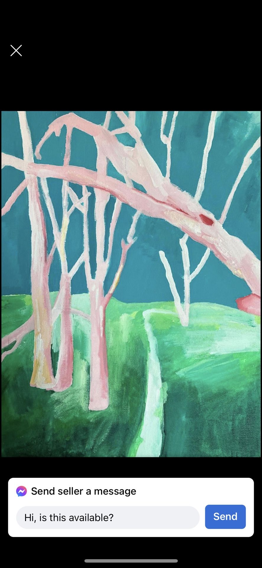 Original Painting Down By My Wife
