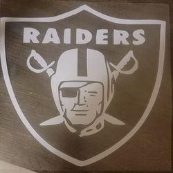 Raiders  Window Decal