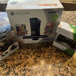 Xbox 360 Kinect 250GB 2 Games Included, Plus More