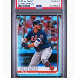MLB Vladimir Guerrero jr and Pete Alonso PSA 10 GEM MT lot!✅✅