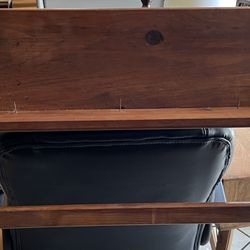 Shelf With Quilt Rack
