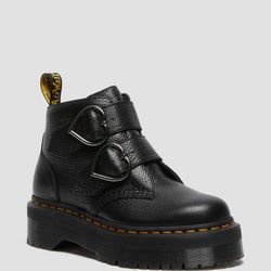 Dr. Martens Devon Heart Leather Platform Boots