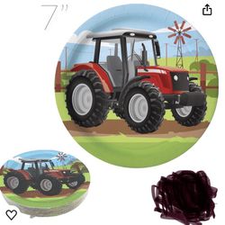 Tractor  Birthday Party  100 Pack 