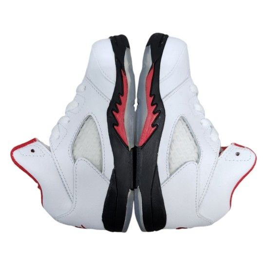 Jordan 5 Retro (td) Fire Red Shoe Toddler 440890-102 Size 7C New