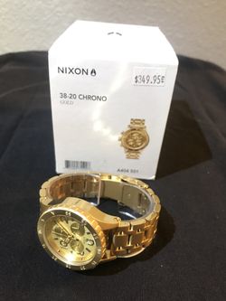 Nixon 38-20 chrono in gold