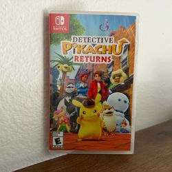 Detective Pikachu Returns Nintendo Switch NEW