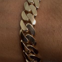 14k Gold Miami Cuban Link Bracelet 
