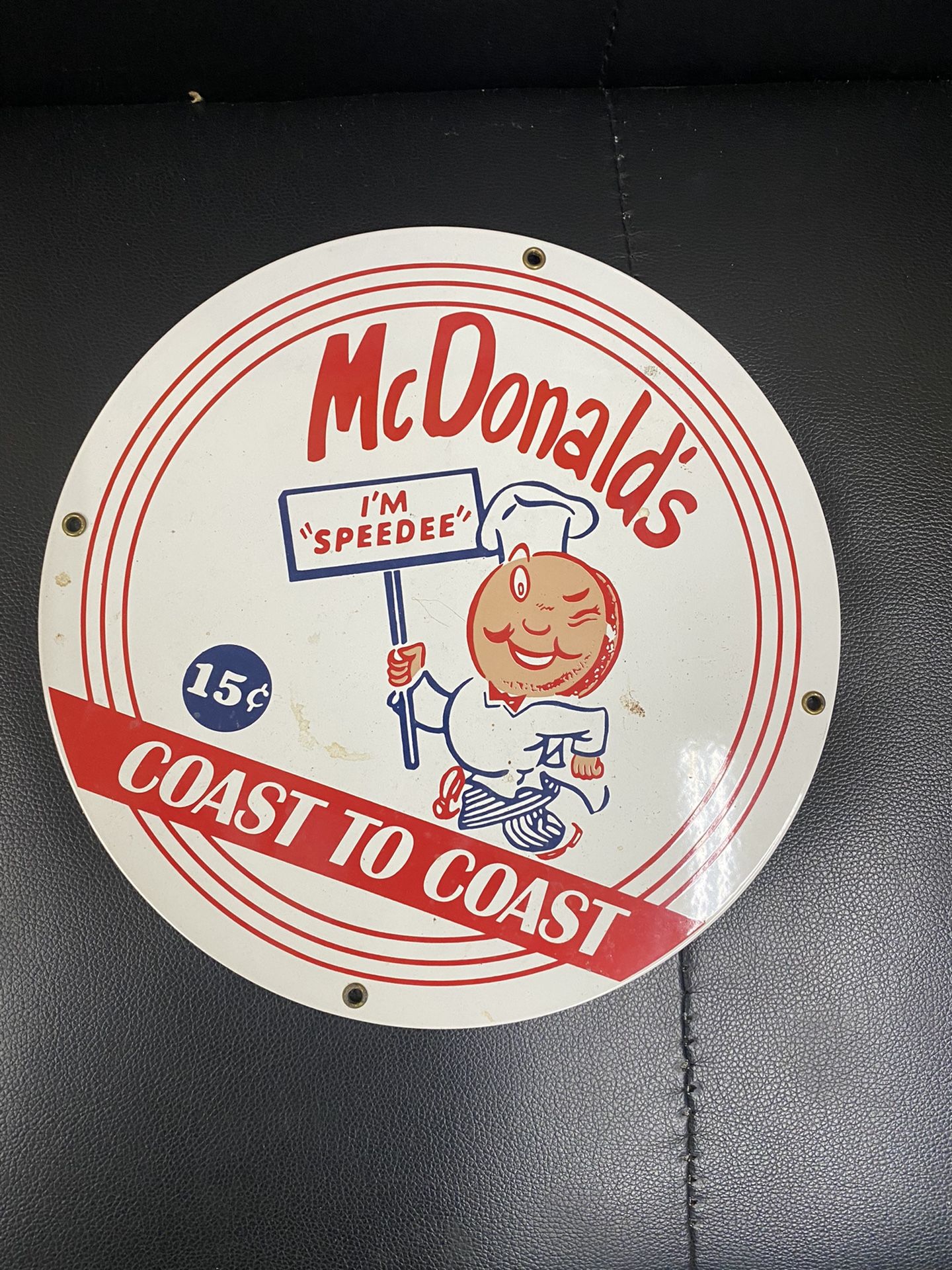Old Fashion McDonalds Sign
