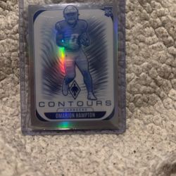 2025 PANINI PHOENIX CONTOURS 18 OMARION HAMPTON WAVE