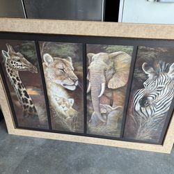 Pride of Africa Art (No frame) 40x56”