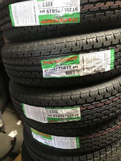 4x ST 205x75-15trailer tires on sale