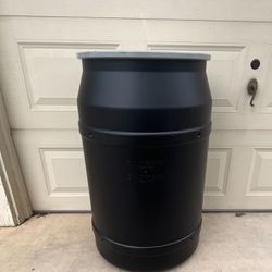 55 Gallon Drum With Metal Lever Locking Ring