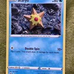 Staryu Pokemon Card 030/172- Yuka Morii 