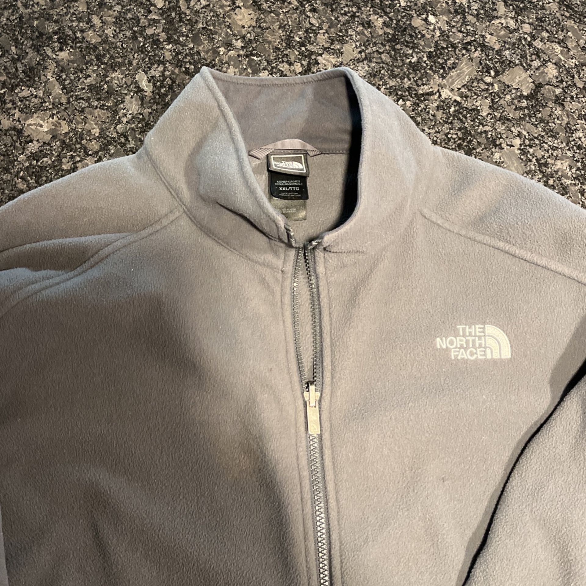 Gray North Face Zip Up Jacket (New) - $60