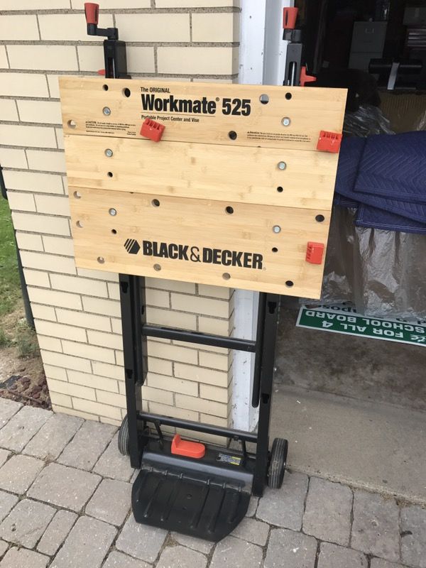 Black And Decker Workmate 525 Portable Workbench With Wheels for Sale in  Santa Ana, CA - OfferUp