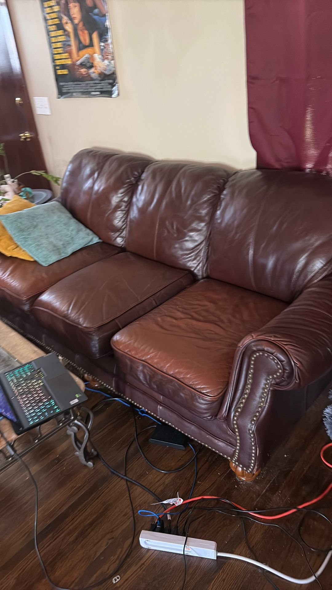 Sofa, Love Seat, & Papasan Chair