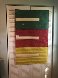 CLASSROOM POCKET CHART - SELECT-A-SIZE MULTICOLORED