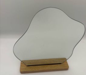 6 pack Acrylic Makeup Mirror for Desk with Stand Aesthetic Desk Decor Vanity