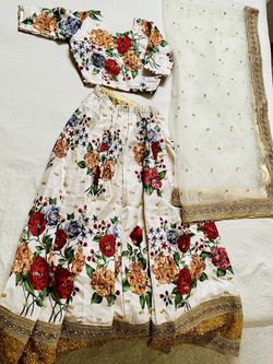 Floral Lahenga