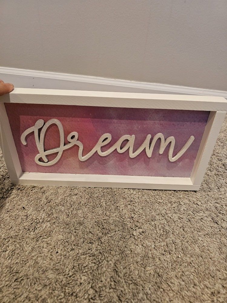 DREAM signs For a Kid's Room