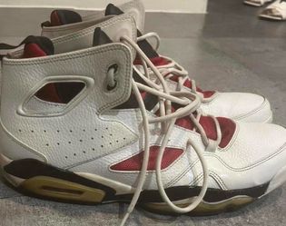 Men Jordan retro 7s  white and red