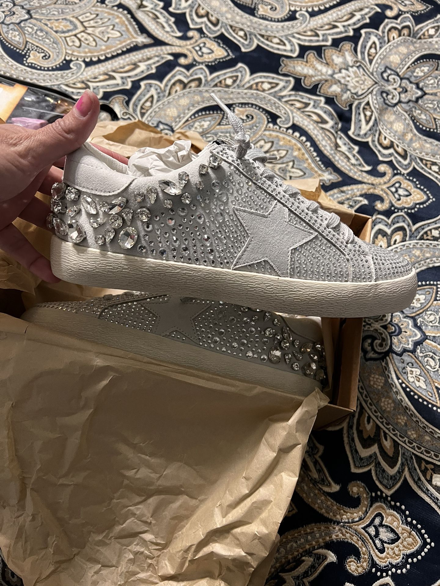 Rhinestone Bling Shoes