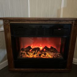 Electric fireplace,working Good