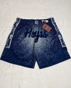 Georgetown Hoyas NCAA Mitchell & Ness Spray Paint Swingman Shorts Men’s Size L