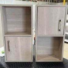 2 for $40 Assessment New Dixie 2 Bathroom Medicine cabinets with Storage with Open Shelf, White Oak